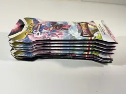 Pokemon Lost Origin Sleeved Booster Pack Art Set - 7 Packs NEW SEALED - Image 3