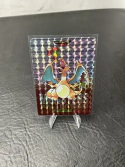NM 1996 Carddass Charizard *Red Prism* #006 2nd Print Japanese Pokemon (NXT) - Image 1