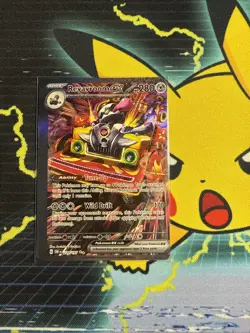 Pokemon TCG Revavroom ex 224/197 Sv03: Obsidian Flames Holo Card Off Center - Image 1