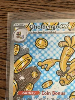 Gholdengo ex 164/131 - HOLO SIR - Pokemon Prismatic Evolutions NM FRESH - Image 2