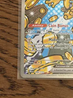 Gholdengo ex 164/131 - HOLO SIR - Pokemon Prismatic Evolutions NM FRESH - Image 5