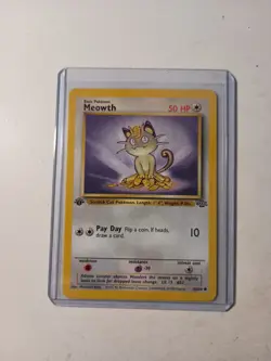 1999 Pokemon Meowth 1st Edition Jungle 56/64 Never Played - Image 1
