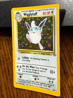 Pokemon TCG Lot of 4 Jungle Holo Rare Wigglytuff Victreebel Vaporeon Kangaskhan - Image 5