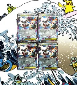 Mege Abomasnow EX 036/132 Pokemon Mega Evolution MEG EN NM x4 Playset - Image 1