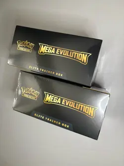 Pokemon Mega Evolution Elite Trainer Box ETB Set of 2 Sealed - Image 3