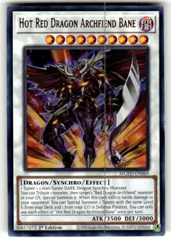 Yugioh Hot Red Dragon Archfiend Bane MGED-EN069 Rare 1st Edition NM - Image 1