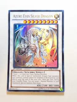 Azure-Eyes Silver Dragon SDBE-EN040 Ultra Rare 1st Edition YuGiOh - Image 1