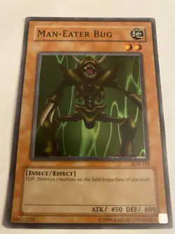 Man-Eater Bug LOB-108 The Legend of Blue Eyes White Dragon Unlimited MP - Image 1