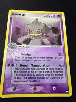 Pokemon TCG Banette EX Power Keepers Holo Card 4/108 Rare MP+ - Image 1