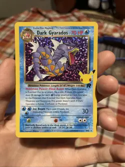Pokemon Dark Gyarados Holo TCG Card Celebrations Classic Collection 8/82 - Image 1