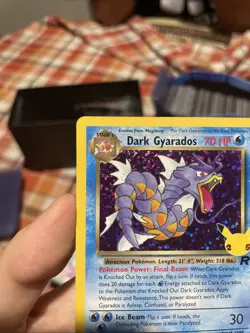 Pokemon Dark Gyarados Holo TCG Card Celebrations Classic Collection 8/82 - Image 2