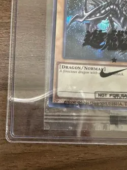 Yu-Gi-Oh! Red-Eyes Black Dragon Nike Collaboration NKC1-EN002 SE Japanese Card - Image 5