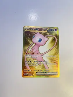 Pokemon Mew EX 205/165 Scarlet and Violet 151 Gold Hyper Rare Card NM+ Condition - Image 1