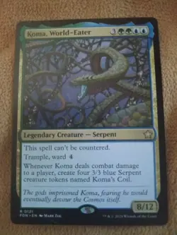 Koma, World-Eater Foundations Regular Magic The Gathering Card - Image 1