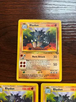 "Rhydon" - Pokemon Trading Card Game Jungle Set (3 Cards) (45/64) - Image 2