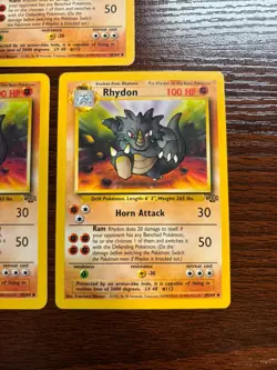"Rhydon" - Pokemon Trading Card Game Jungle Set (3 Cards) (45/64) - Image 3