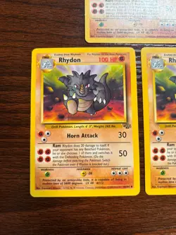 "Rhydon" - Pokemon Trading Card Game Jungle Set (3 Cards) (45/64) - Image 4