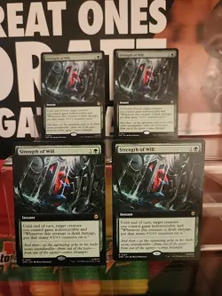 Strength of Will (Extended Art) Marvel's Spider-Man Regular (4 Card Lot) - Image 1