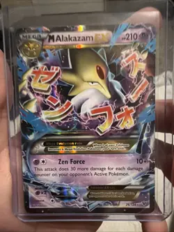 Pokemon TCG XY Fates Collide M Alakazam EX Ultra Rare Holo Card 26/124 - Image 1