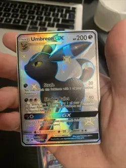 Umbreon GX - SV69/SV94 - Pokemon Hidden Fates Sun & Moon Shiny Rare Card NM - Image 1