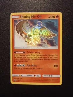💎 🔥 SHINING HO OH SM70 BLACK STAR PROMO NM PSA BEAUTIFUL CARD 🔥 💎 - Image 1