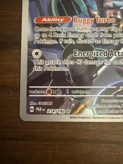 Pokemon Porygon-Z 214/182 Paradox Rift Illustration Rare Card - Image 4