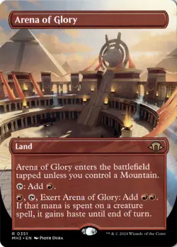 Arena of Glory Borderless Modern Horizons 3 351 NM Magic MTG Normal - Image 1