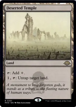 Deserted Temple Modern Horizons 3 301 NM Magic MTG Normal - Image 1