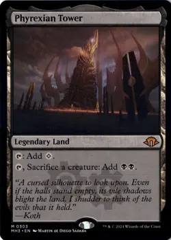 Phyrexian Tower Modern Horizons 3 303 NM Magic MTG Normal - Image 1
