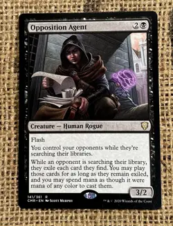 MTG Opposition Agent- Commander Legends - NM Rare #141/361 - Image 1