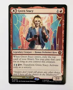 Gwen Stacy Ghost-Spider - MTG Magic the Gathering Spider-Man #78 NM - Image 1