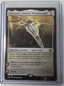 Dawnsire, Sunstar Dreadnought, Edge of Eternities, Regular, MTG, NM++ - Image 1