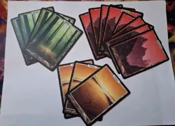 MtG Magic - 16x Full Art Lands LOT (Unhinged, 2004) NM, LP, MP - Image 1