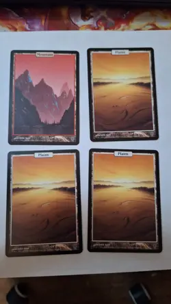 MtG Magic - 16x Full Art Lands LOT (Unhinged, 2004) NM, LP, MP - Image 4