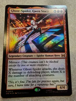 Ghost-Spider, Gwen Stacy - #14 Foil -  Marvel's Spider-Man: Eternal-Legal - Mtg - Image 1
