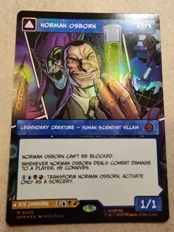 Norman Osborn - #220 Foil (Borderless) Marvel's Spider-Man - Mtg - Image 1