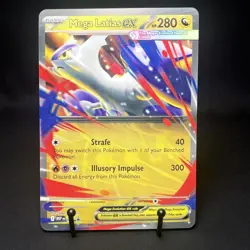 Jumbo Lenticular Mega Latias ex MEP 011 Exclusive Promo Pokemon Card - NM - Image 1