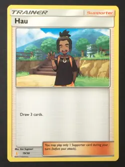 Pokemon TCG Hau 19/30 Sm Trainer Kit: Lycanroc & Alolan Raichu Regular NM - Image 1