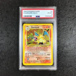 PSA 4 Charizard - 4/102 - Holo Rare 1999 Pokemon Base Set Unlimited 806 - Image 1