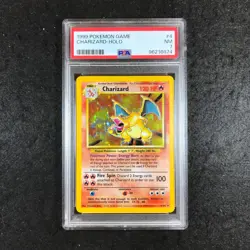 PSA 7 Charizard - 4/102 - Holo Rare 1999 Pokemon Base Set Unlimited 874 - Image 1