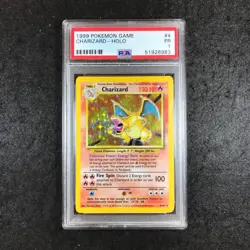 PSA 1 Charizard - 4/102 - Holo Rare 1999 Pokemon Base Set Unlimited 983 - Image 1