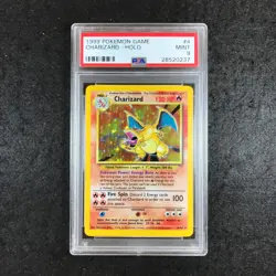 PSA 9 Charizard - 4/102 - Holo Rare 1999 Pokemon Base Set Unlimited 237 - Image 1