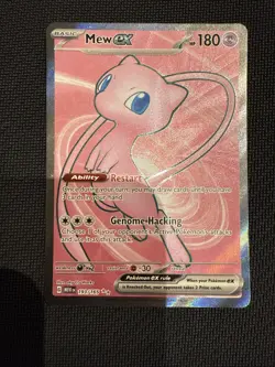 Pokemon TCG: Mew EX 193/165 Full Art Ultra Rare Scarlet & Violet 151 Near Mint - Image 1