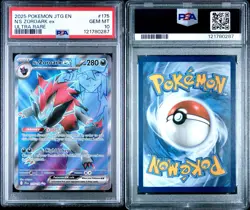 2025 POKEMON JTG EN N'S ZOROARK ex ULTRA RARE #175 PSA GEM MT 10 - Image 3