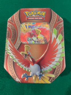 Pokemon TCG Ho-Oh GX SM57 Mysterious Powers Tin - 2017 Sealed - 4 Booster Packs - Image 1