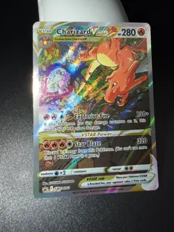 Pokemon TCG Charizard VStar SWSH262 Black Star Promo English NM #1 - Image 1