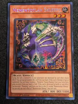 Yugioh! TCG - Mementotlan Shleepy - Prismatic Secret Rare - MP25-EN083 - Image 1
