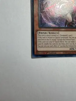 Yugioh 1x Lacrima the Crimson Tears Secret MP25-EN100 2025 Mega-Pack 1st Ed NM - Image 5