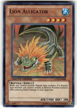 Lion Alligator LC02-EN008 - YuGiOh - Limited Edition - Ultra Rare - Image 1