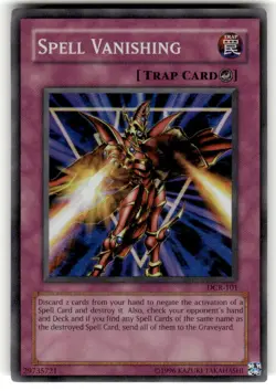 Yugioh Spell Vanishing DCR-101 Super Rare Original Print NM - Image 1